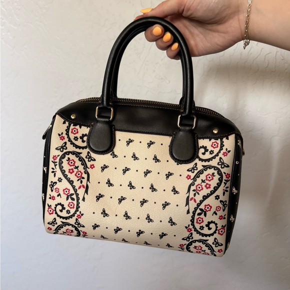 Coach Mini Bennet Satchel in Butterfly Bandana - Picture 2 of 10